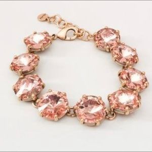 Stella & Dot Peach Amelia Sparkle Bracelet